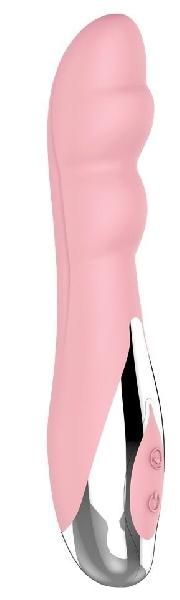 Нежно-розовый вибратор G-Gasm Digger - 17 см. от Chisa