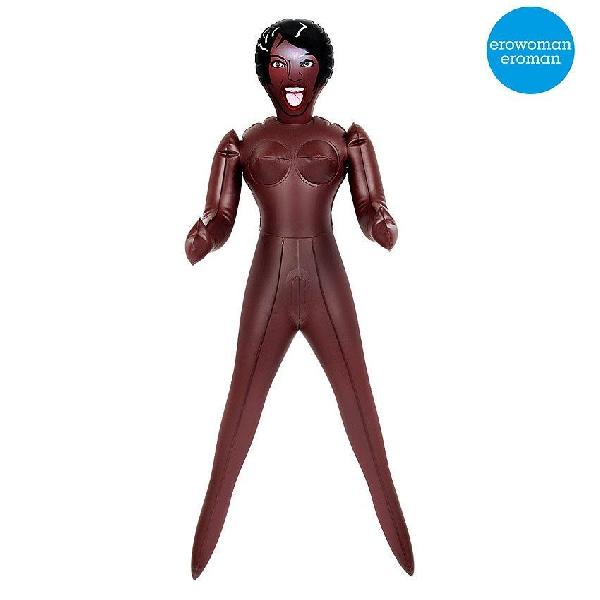 Темнокожая секс-кукла Шарлиз с 3 рабочими отверстиями от Erowoman-Eroman