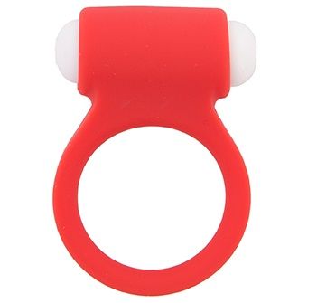Красное эрекционное виброкольцо LIT-UP SILICONE STIMU RING 3 RED от Dream Toys