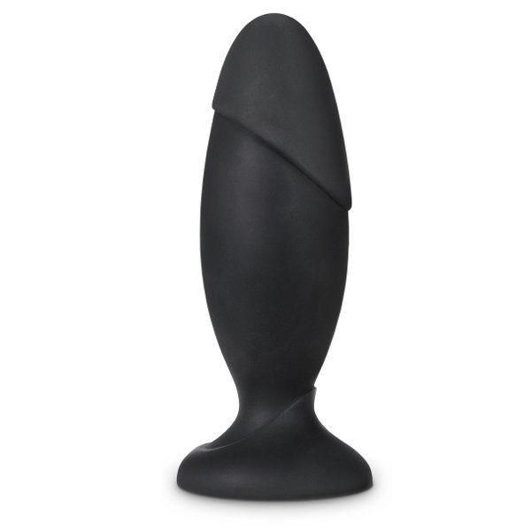 Черная силиконовая пробка Silicone Rocket Plug - 16,5 см. от Blush Novelties