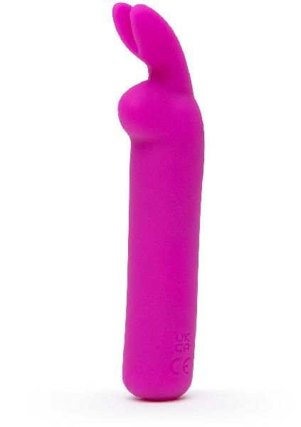 Лиловая вибропуля с ушками Rechargeable Rabbit Ears Bullet Vibrator от Happy Rabbit