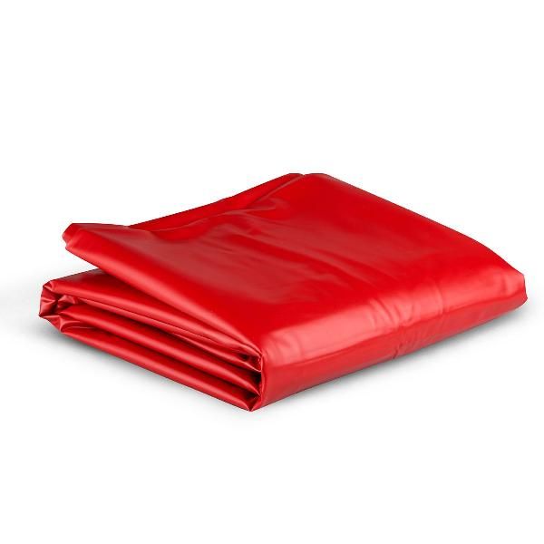 Красное виниловое покрывало - 230 х 180 см. от EDC