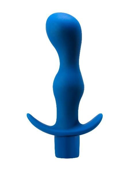 Синяя анальная вибропробка Derby - 13,5 см. от Lola toys