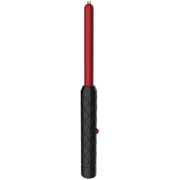 Черно-красный жезл для электростимуляции The Stinger Electro-Play Wand - 38,1 см. от Doc Johnson