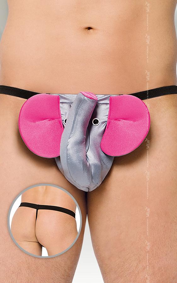 Мужские трусы-стринги  Слоник  от SoftLine