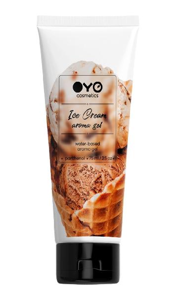 Лубрикант на водной основе OYO Aroma Gel Ice Cream с ароматом пломбира - 75 мл. от OYO