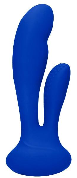 Синий вибратор G-Spot and Clitoral Vibrator Flair - 17,5 см. от Shots Media BV