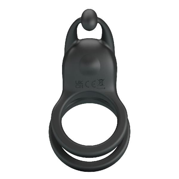 Черное перезаряжаемое виброкольцо Goodwin от Baile