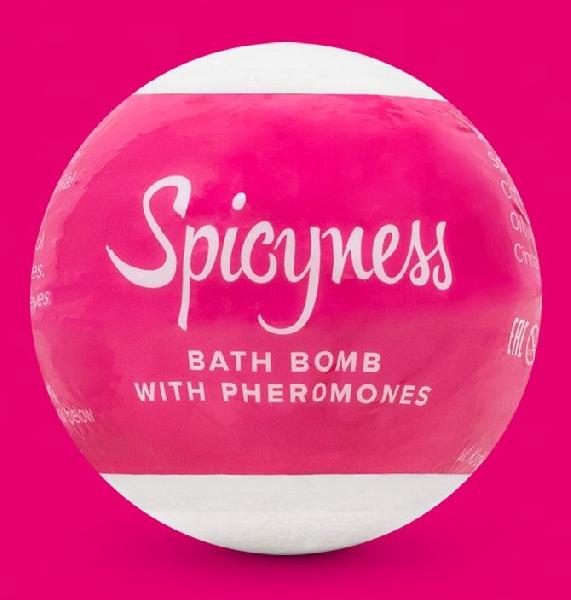 Бомбочка для ванны с феромонами Spicy - 100 гр. от Obsessive