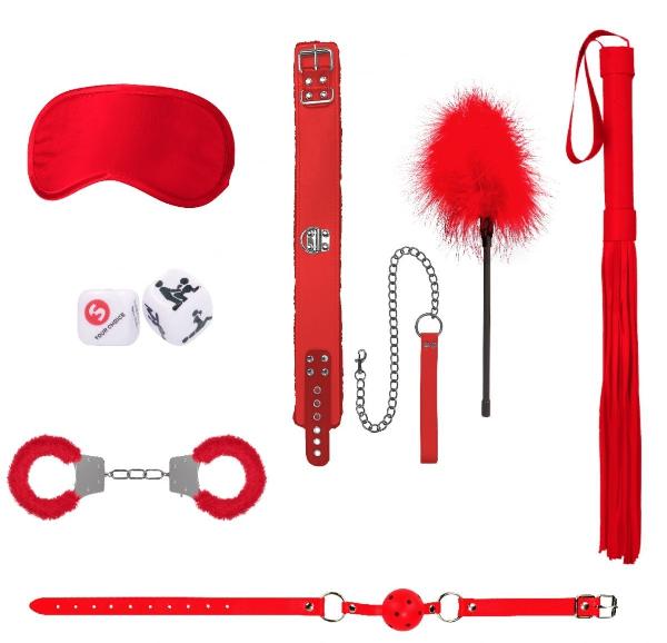 Красный игровой набор Introductory Bondage Kit №6 от Shots Media BV