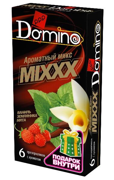 Ароматизированные презервативы DOMINO  Ароматный микс  - 6 шт. от Domino