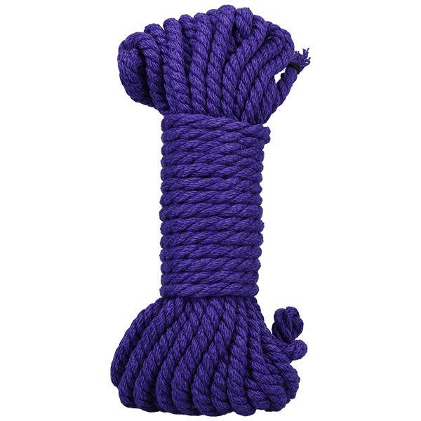 Фиолетовая верёвка для связывания и фиксации Bind Tie - 9,14 м. от Doc Johnson