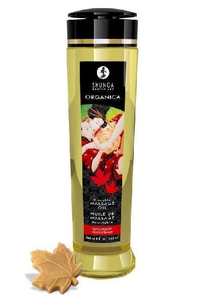 Массажное масло с ароматом кленового сиропа Organica Maple Delight - 240 мл. от Shunga