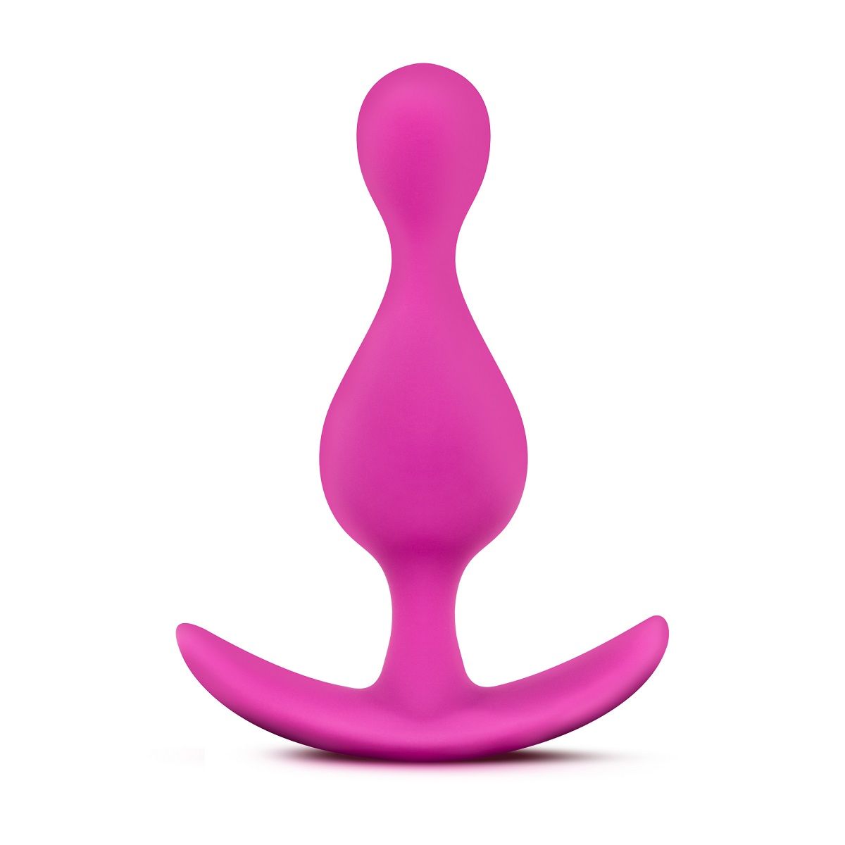 Розовая фигурная анальная пробка Luxe Explore - 11,4 см. от Blush Novelties