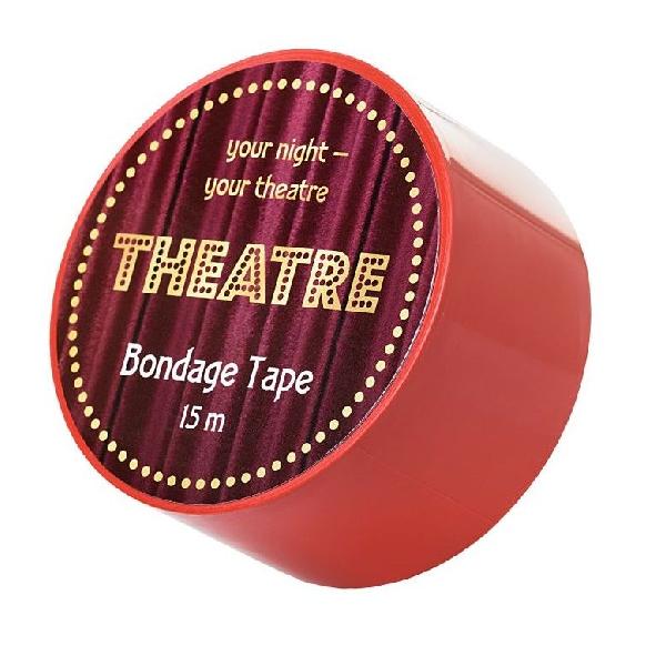 Красный бондажный скотч TOYFA Theatre - 15 м. от ToyFa