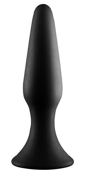 Черная анальная пробка METAL BALL BUTT PLUG - 15 см. от Dream Toys