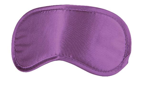Фиолетовая плотная маска для сна и любовных игр от Shots Media BV