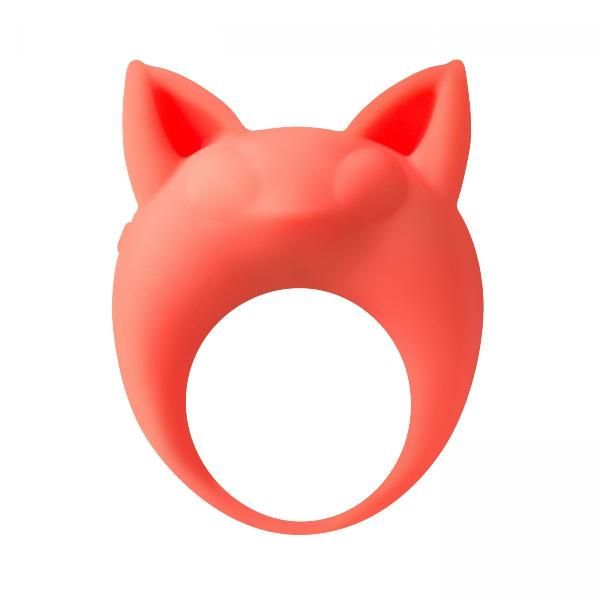 Оранжевое эрекционное кольцо Lemur Remi от Lola toys