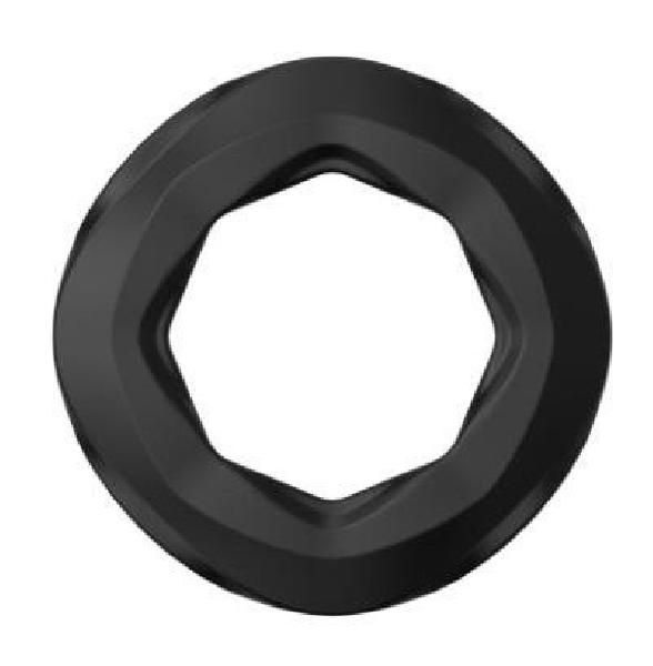 Черные эрекционное кольцо №06 Cock Ring от Erozon