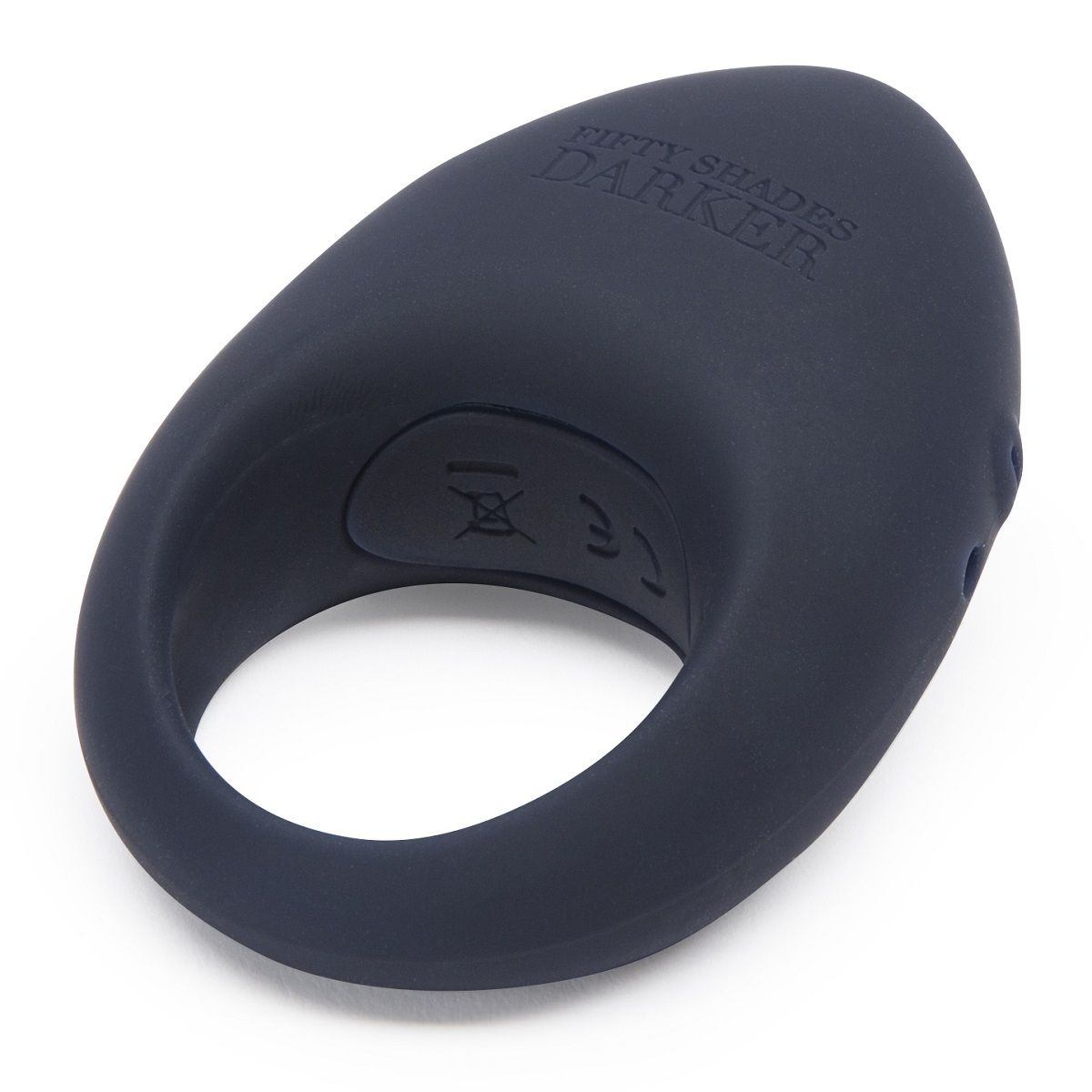 Тёмно-синее эрекционное кольцо Release Together USB Rechargeable Cock Ring от Fifty Shades of Grey