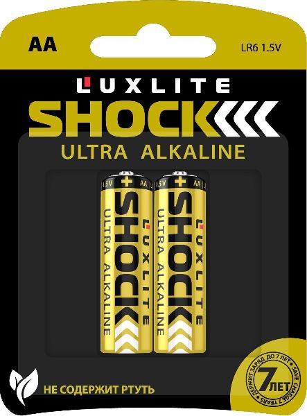 Батарейки Luxlite Shock (GOLD) типа АА - 2 шт. от Luxlite