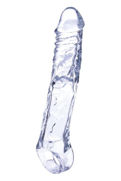 Прозрачная насадка-удлинитель Length Enhancer с подхватом - 22,3 см. от NMC