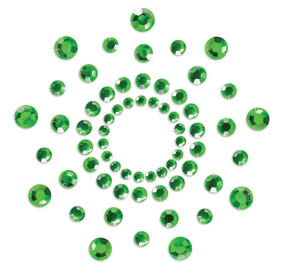 Зеленые наклейки на грудь Mimi Bijoux от Bijoux Indiscrets