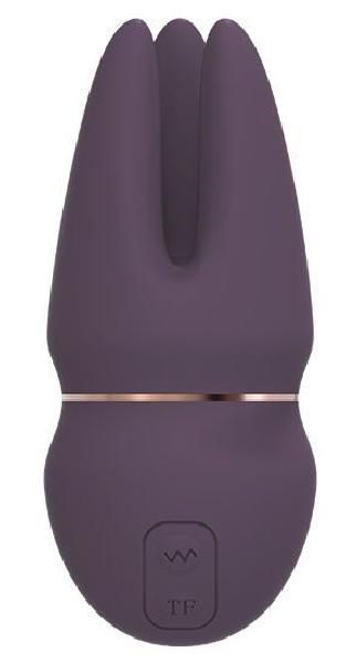 Фиолетовый клиторальный стимулятор SAGA от Dream Toys
