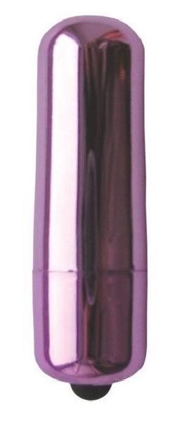 Фиолетовая гладкая вибропуля Erowoman-Eroman - 5,5 см. от Bior toys