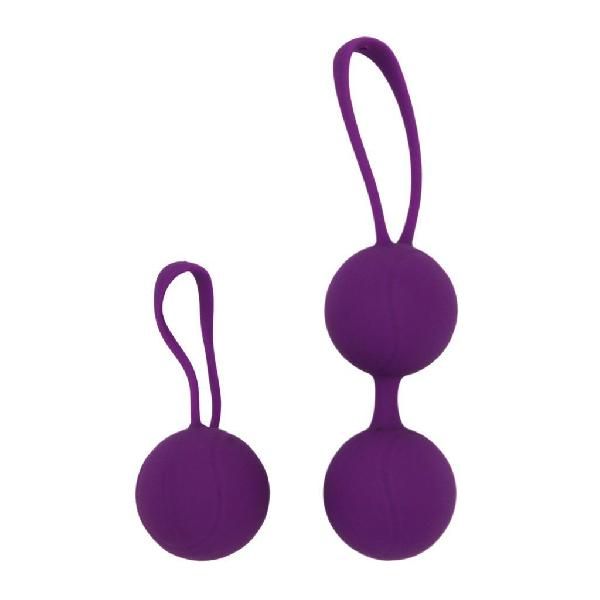 Фиолетовый набор для тренировки вагинальных мышц Kegel Balls от RestArt