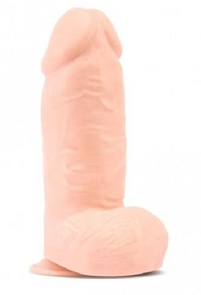 Телесный фаллоимитатор на присоске Pink Vibe - 22 см. от Pink Vibe