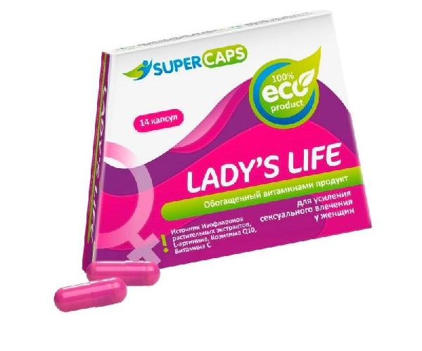 Возбуждающие капсулы Ladys Life - 14 капсул (0,35 гр.) от Biological Technology Co.