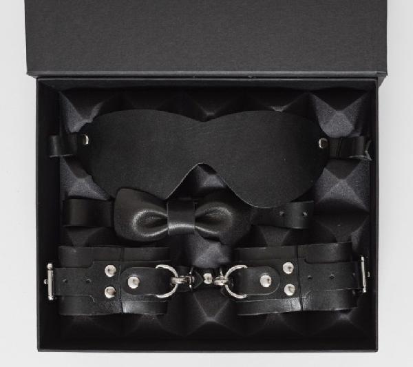 БДСМ-набор в чёрном цвете  Джентльмен  от BDSM96