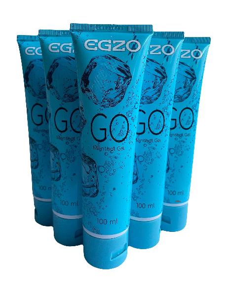 Набор из 5 пролонгирующих лубрикантов на водной основе Egzo Go (по 100 мл.) от EGZO