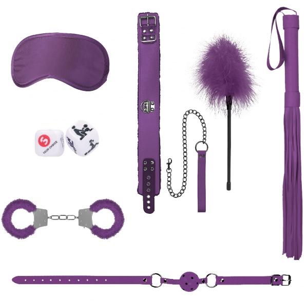 Фиолетовый игровой набор Introductory Bondage Kit №6 от Shots Media BV