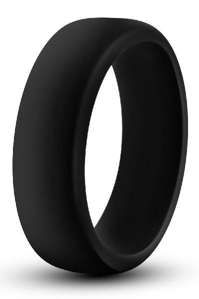 Черное эрекционное кольцо Silicone Go Pro Cock Ring от Blush Novelties
