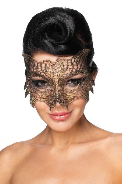 Золотистая карнавальная маска  Регул  от Сумерки богов