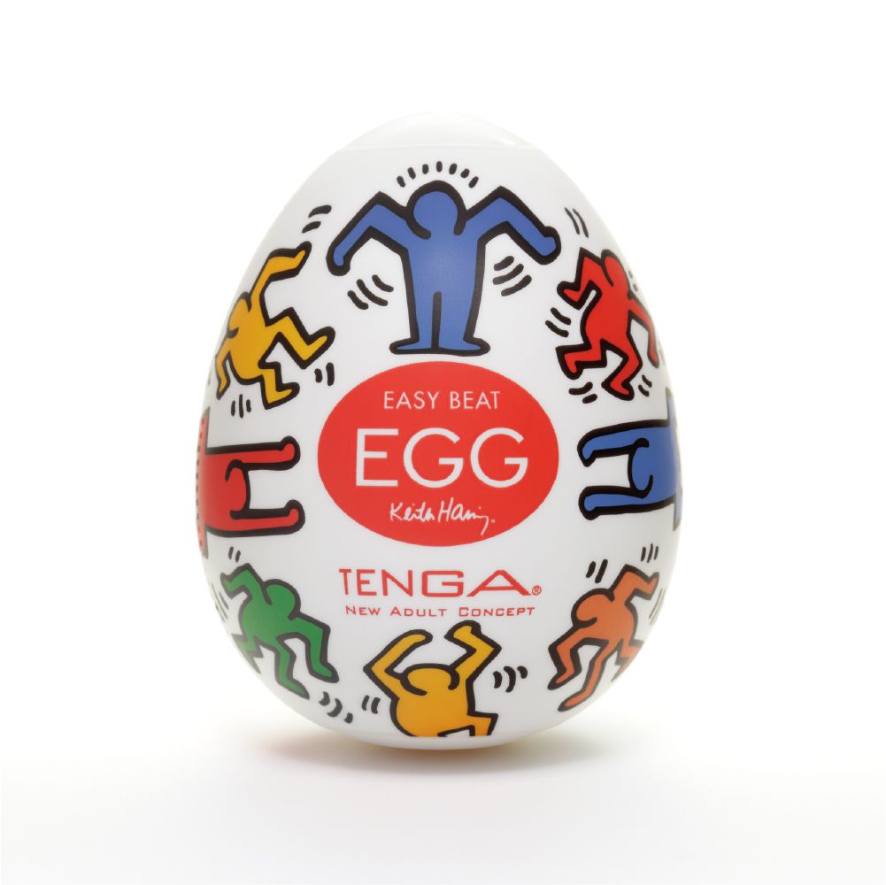 Мастурбатор-яйцо Keith Haring EGG DANCE от Tenga