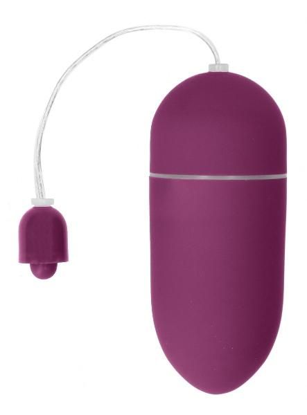 Фиолетовое гладкое виброяйцо Vibrating Egg - 8 см. от Shots Media BV