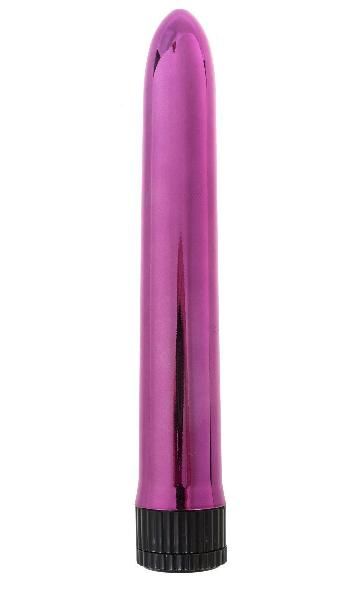 Розовый классический вибратор - 18 см. от OYO
