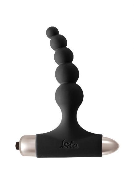 Черная анальная вибропробка New Edition Splendor - 12,1 см. от Lola toys