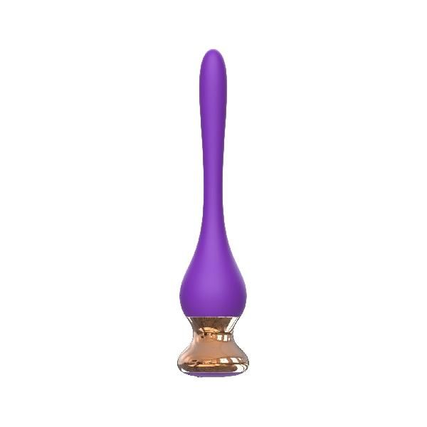 Фиолетовый вибромассажер Nipple Vibrator - 14,5 см. от I-MOON
