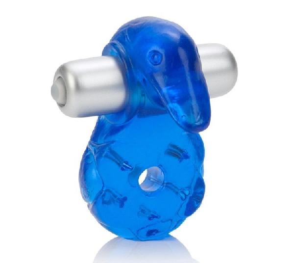 Синее эрекционное кольцо с утенком Micro Vibe Arouser Power Duckie от California Exotic Novelties