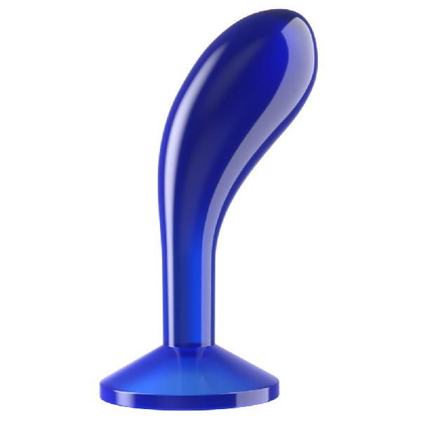 Синяя анальная втулка Flawless Clear Prostate Plug 6.0 - 15 см. от Lovetoy