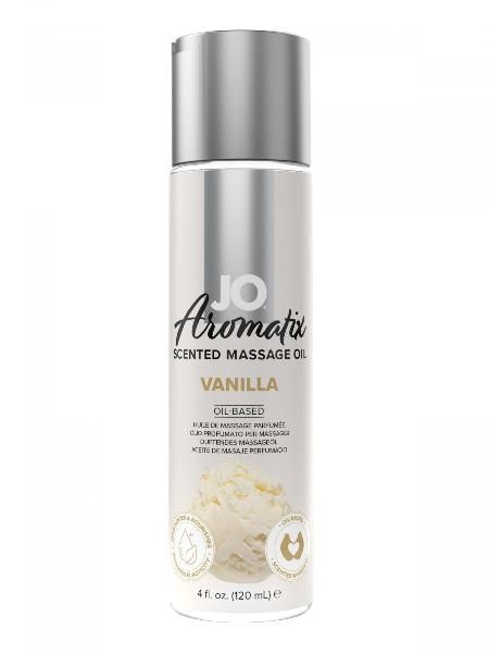 Массажное масло JO Aromatix Massage Oil Vanilla с ароматом ванили - 120 мл. от System JO