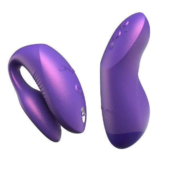 Фиолетовый вибратор для пар We-Vibe Chorus Pro от We-vibe