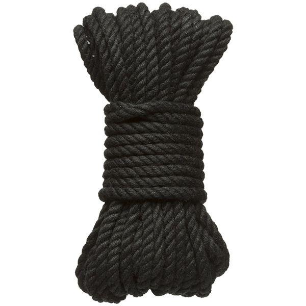 Черная верёвка для связывания и фиксации Bind Tie - 9,14 м. от Doc Johnson