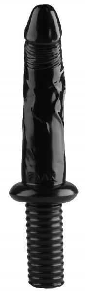 Черный анальный реалистичный стимулятор - 30 см. от Сумерки богов