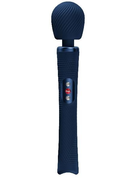 Синий жезловый вибромассажер Vim Vibrating Wand - 31,3 см. от Fun Factory