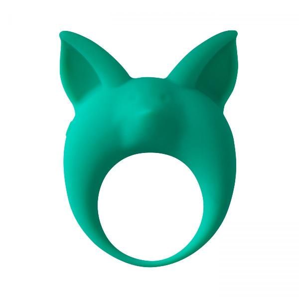 Зеленое эрекционное кольцо Kitten Kyle от Lola toys